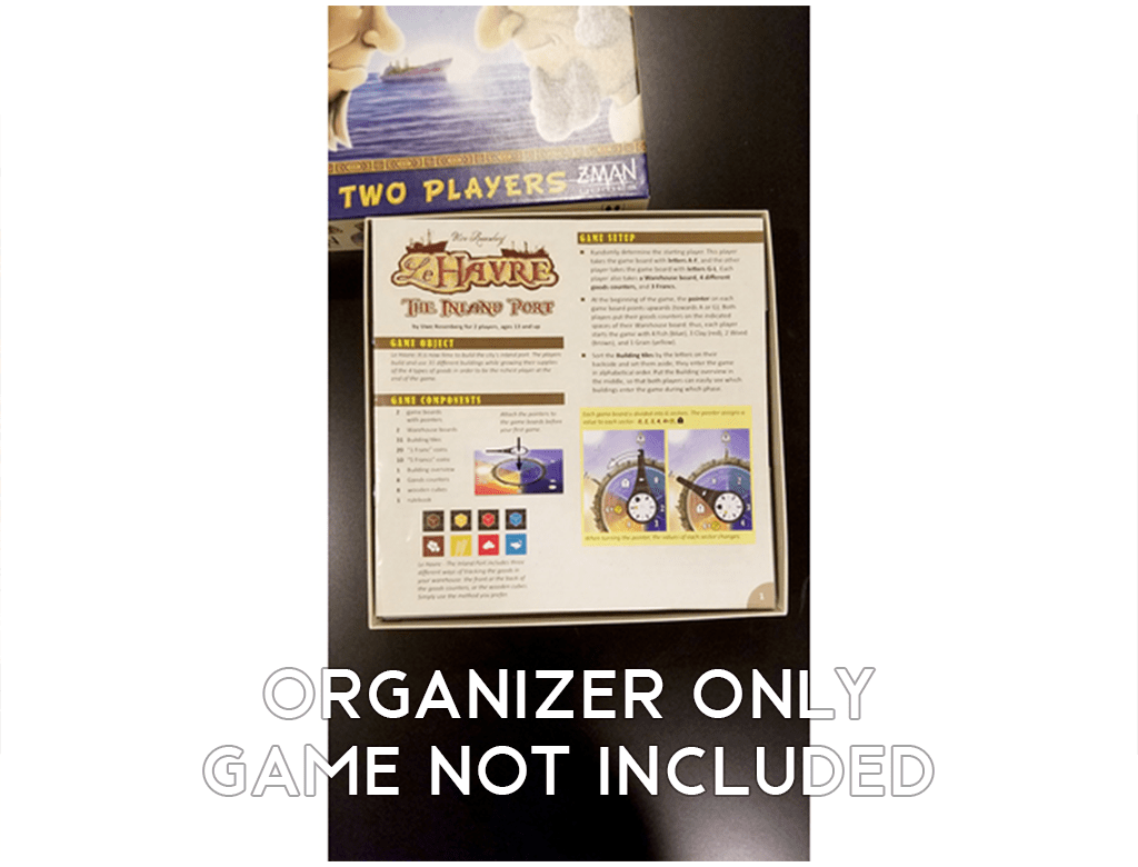 Le Havre: The Inland Port Board Game Insert / Organizer