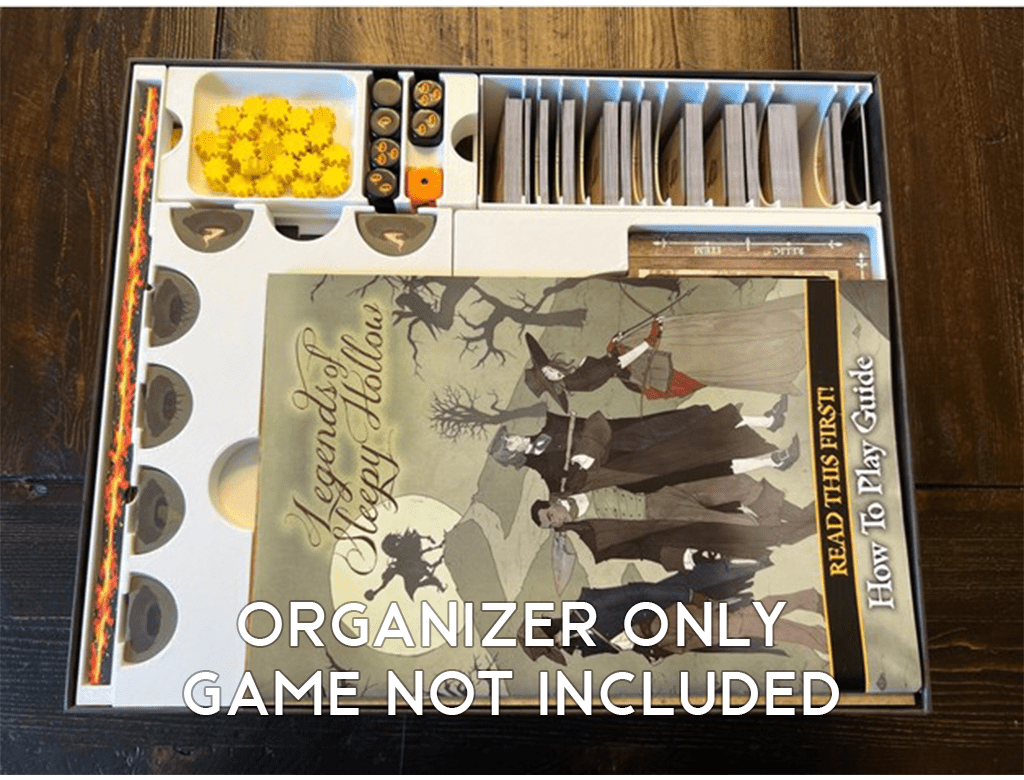 Legends of Sleepy Hollow with Expansion Board Game Insert / Organizer