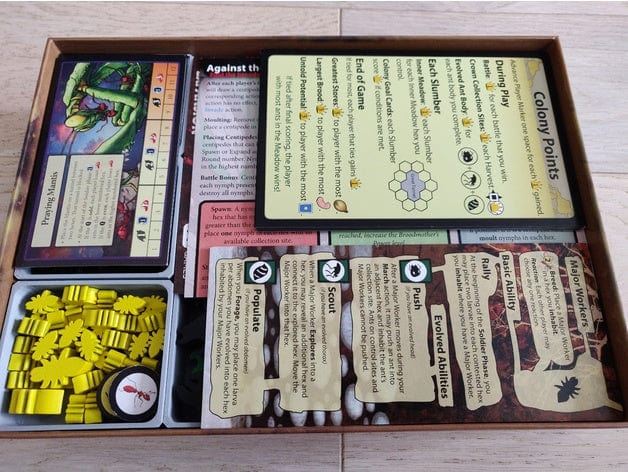 March of the Ants + Expansions Board Game Insert / Organizer