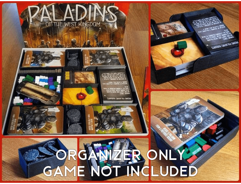 Paladins of the West Kingdom Board Game Insert / Organizer