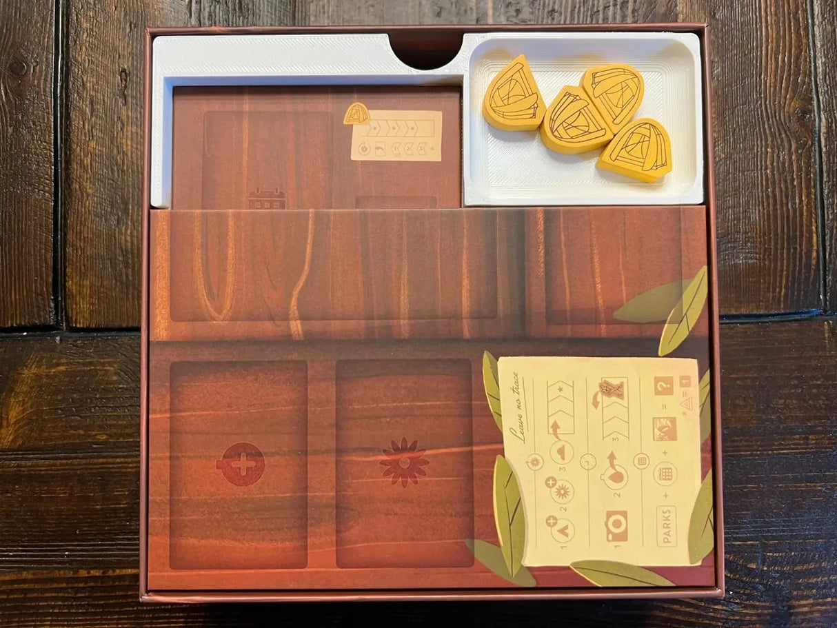 Parks with Nightfall and Wildlife Expansions Board Game Insert / Organizer