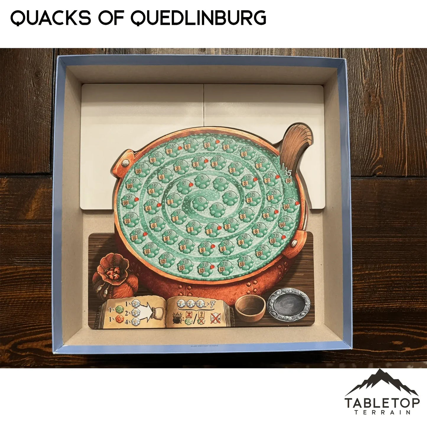 Quacks of Quedlinburg and Expansions Board Game Insert / Organizer