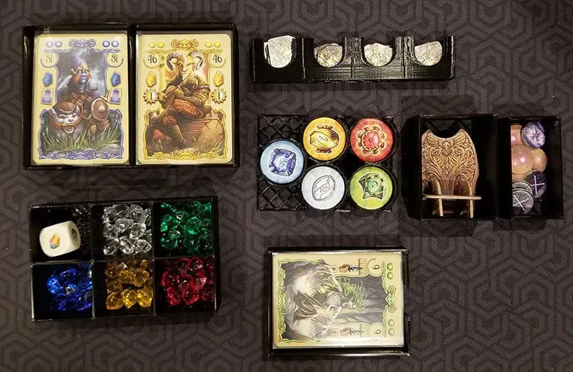 Rune Stones + Expansions Board Game Insert / Organizer