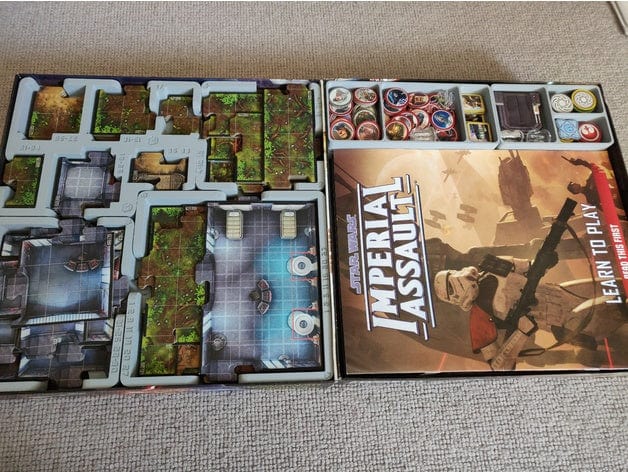 Star Wars Imperial Assault Map Tile Board Game Insert / Organizer