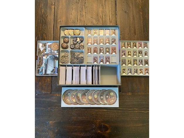 Steampunk Rally Fusion Board Game Insert / Organizer