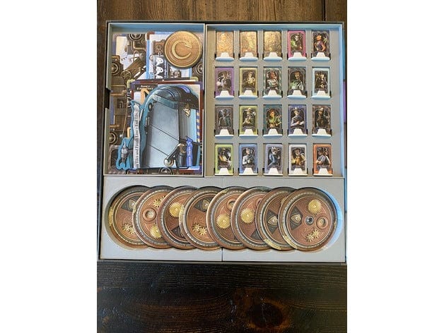 Steampunk Rally Fusion Board Game Insert / Organizer
