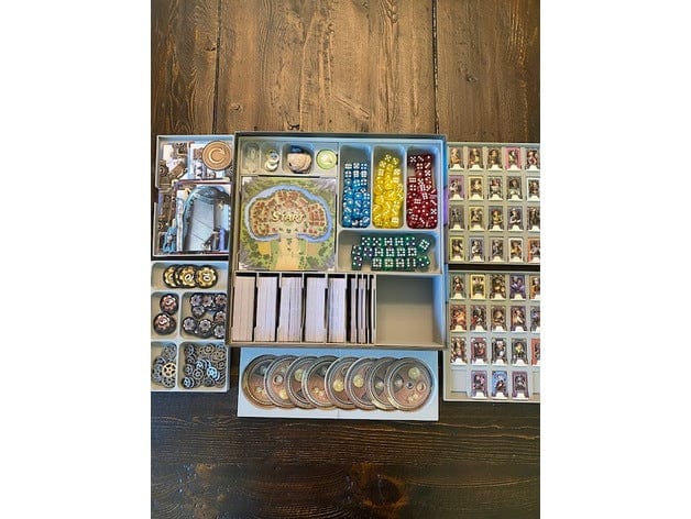Steampunk Rally Fusion Board Game Insert / Organizer