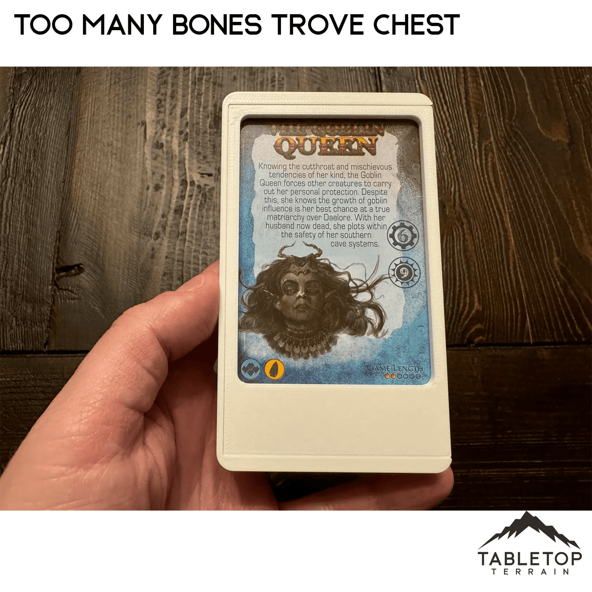 Too Many Bones Trove Chest Board Game Insert / Organizer