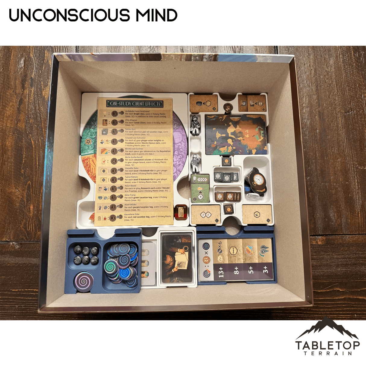 Unconscious Mind Board Game Insert / Organizer