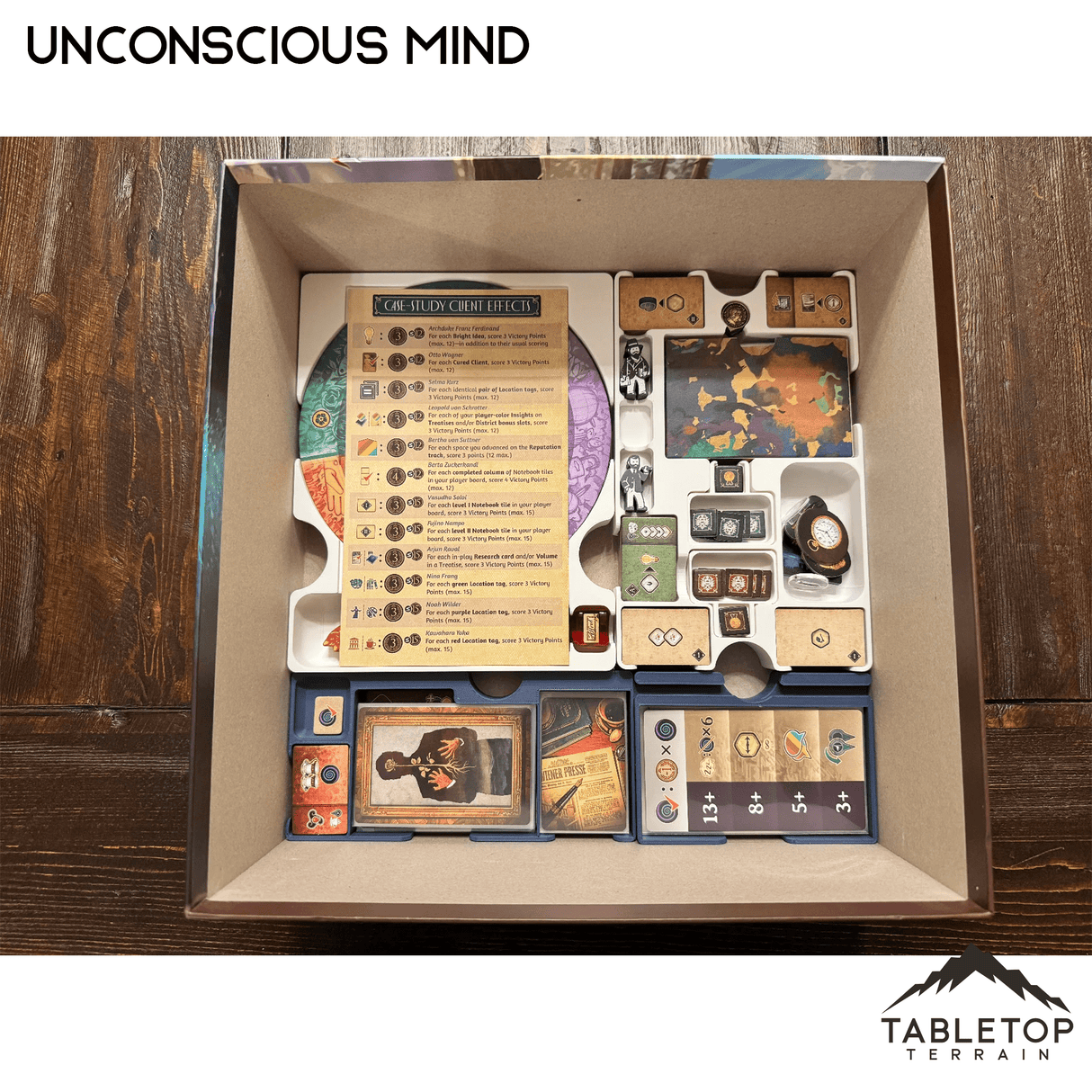 Unconscious Mind Board Game Insert / Organizer