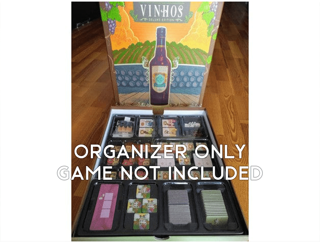 Vinhos with Kickstarter Extras Board Game Insert / Organizer
