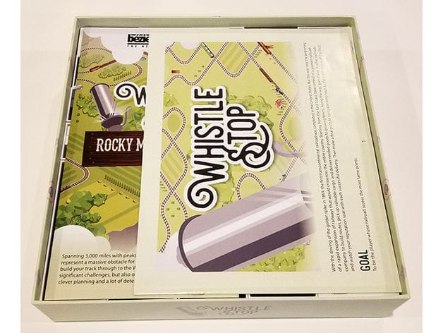Whistle Stop + Rocky Mountain Expansion Board Game Insert / Organizer