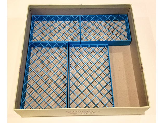 Whistle Stop + Rocky Mountain Expansion Board Game Insert / Organizer