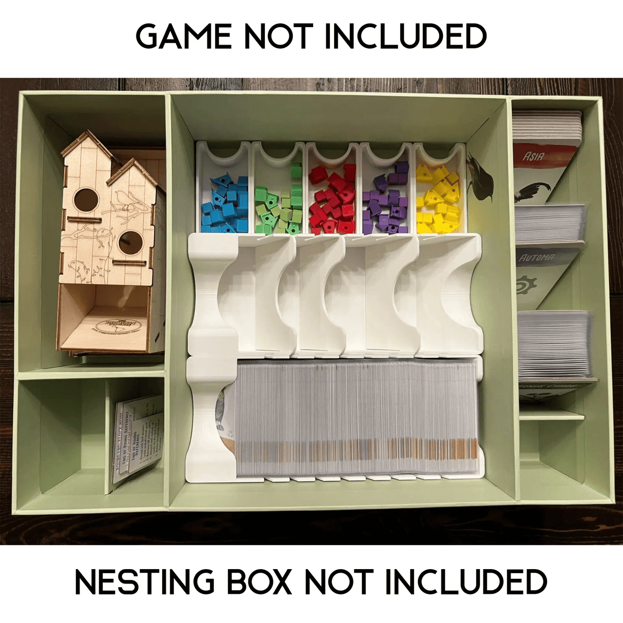Wingspan Nesting Box Board Game Insert / Organizer