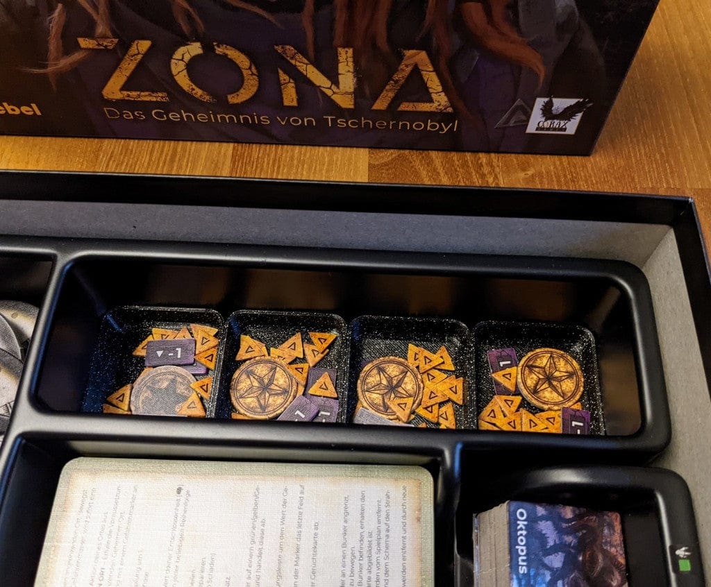 Zona Board Game Insert / Organizer