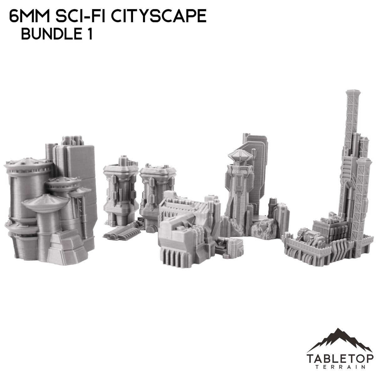 6mm Sci-Fi Cityscape Bundle 1