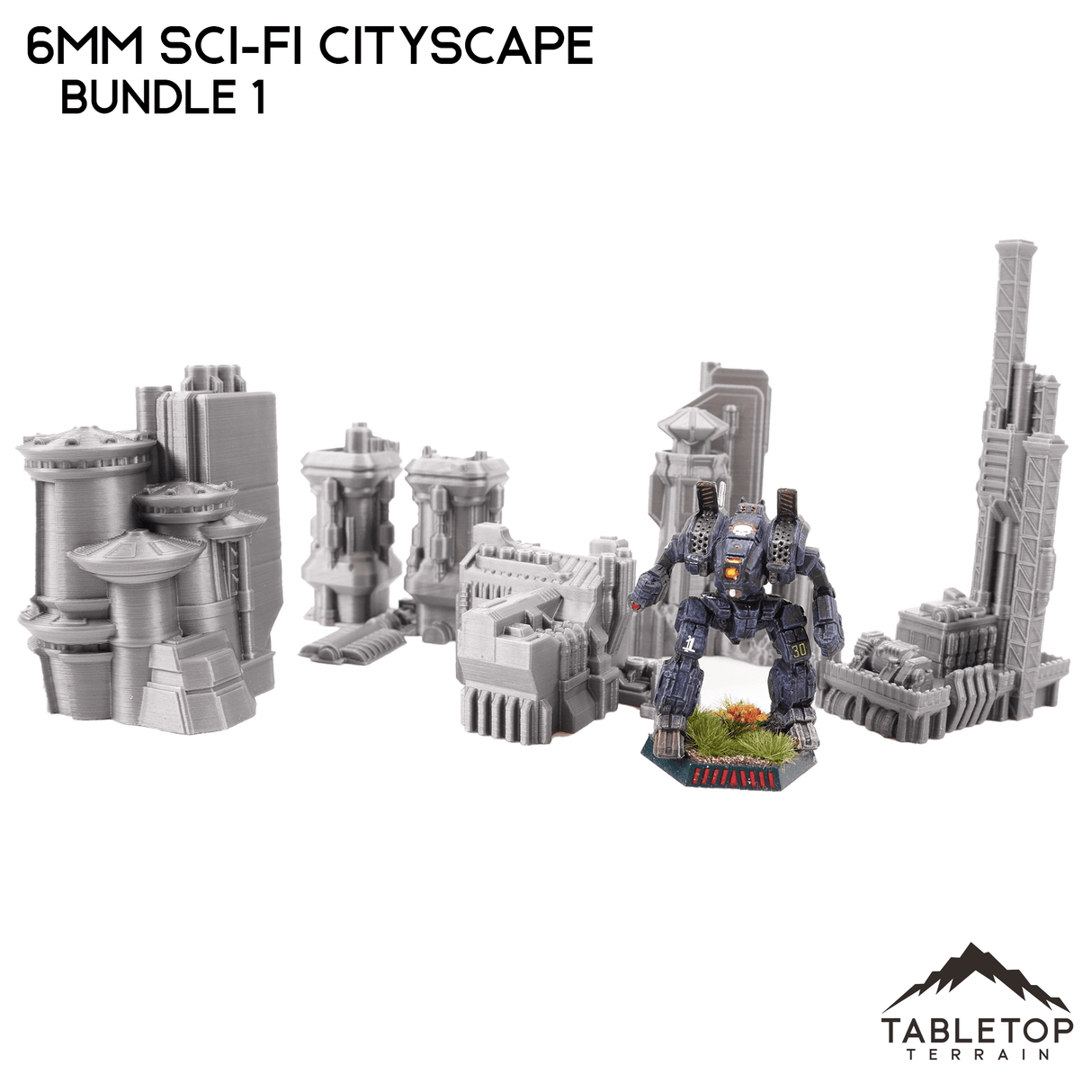 6mm Sci-Fi Cityscape Bundle 1