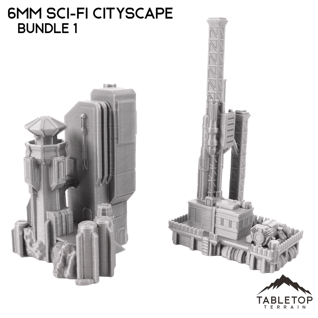 6mm Sci-Fi Cityscape Bundle 1