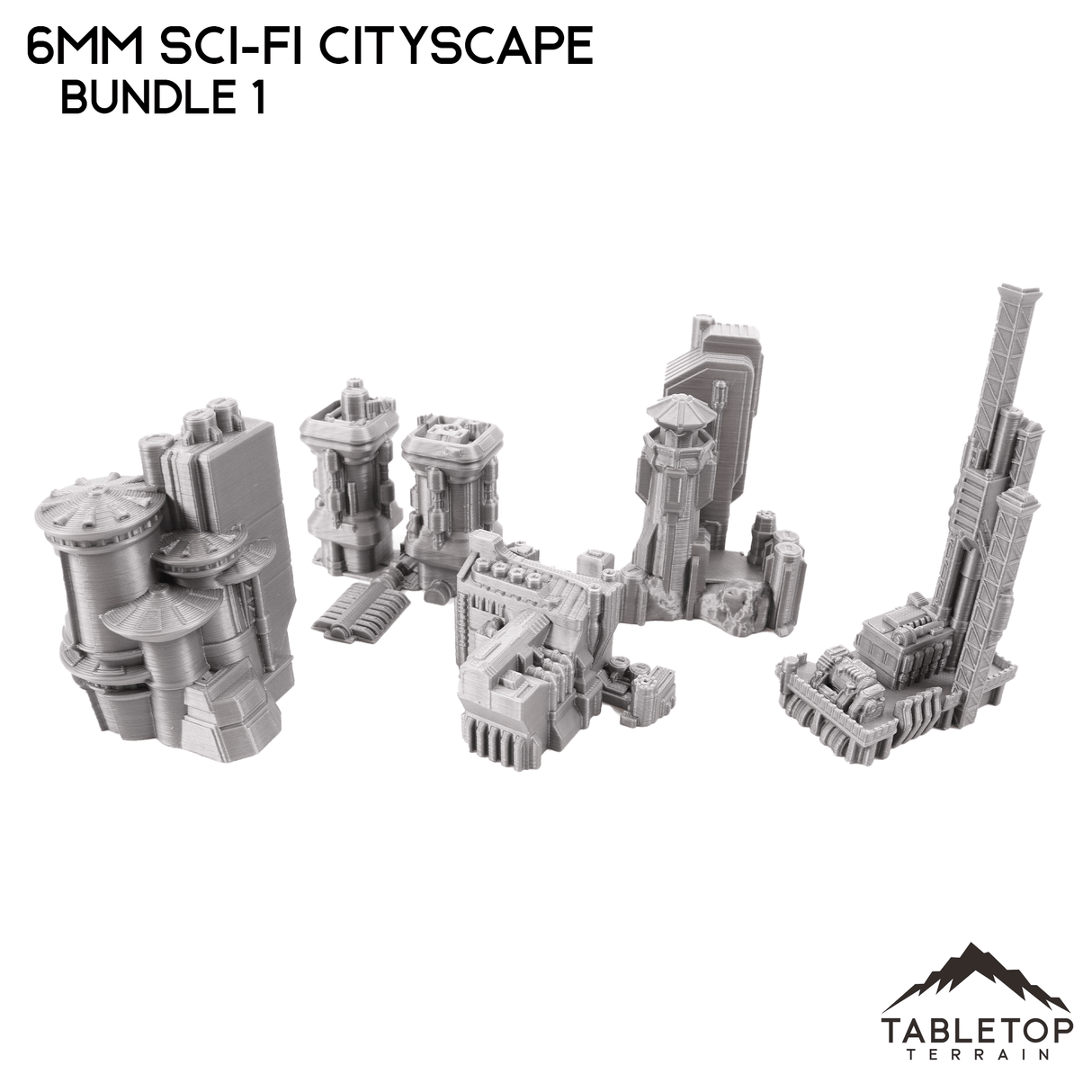 6mm Sci-Fi Cityscape Bundle 1
