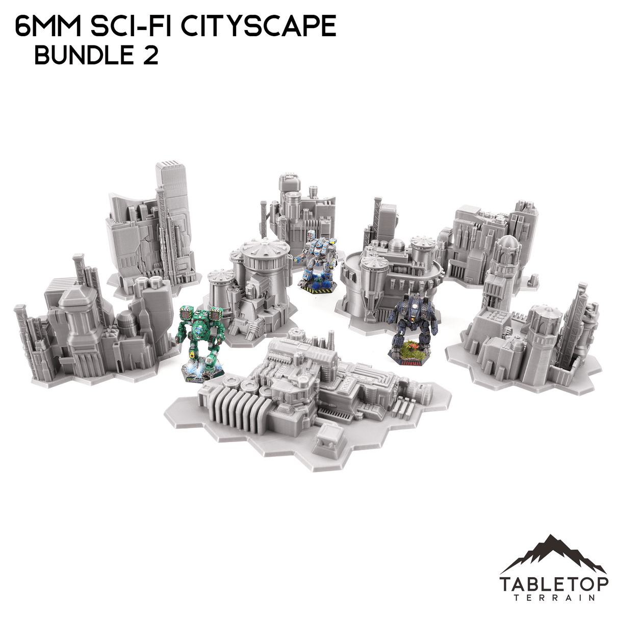 6mm Sci-Fi Cityscape Bundle 2