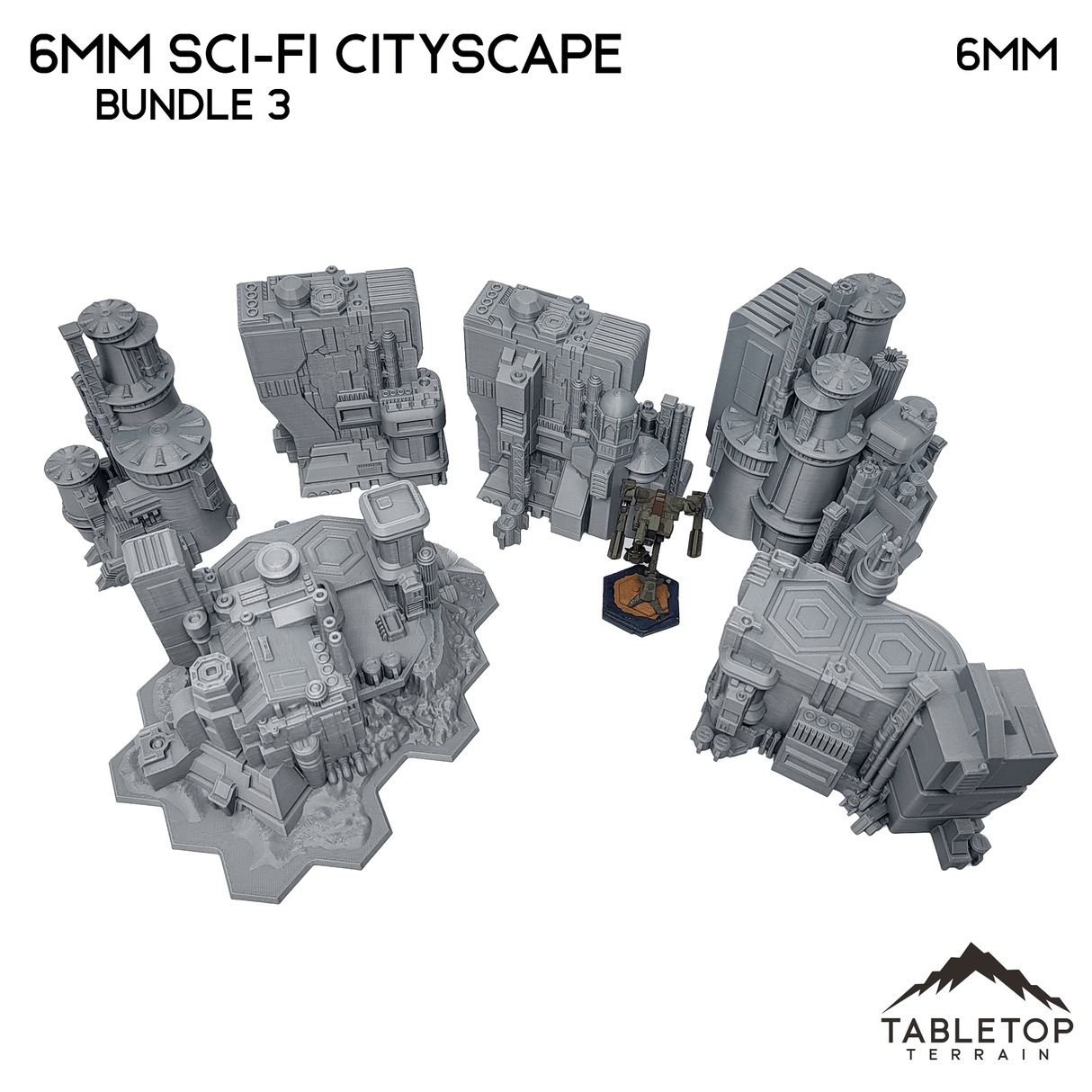 6mm Sci-Fi Cityscape Bundle 3
