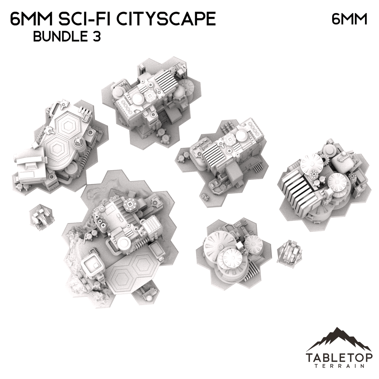 6mm Sci-Fi Cityscape Bundle 3
