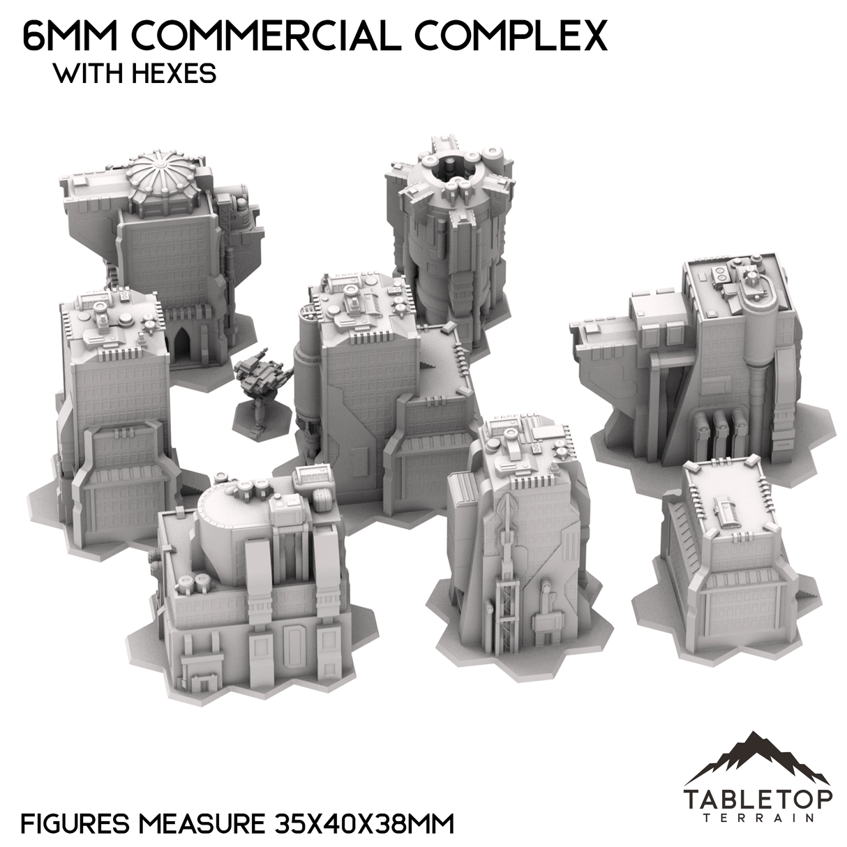 6mm Sci-Fi Commercial Complex Bundle 1
