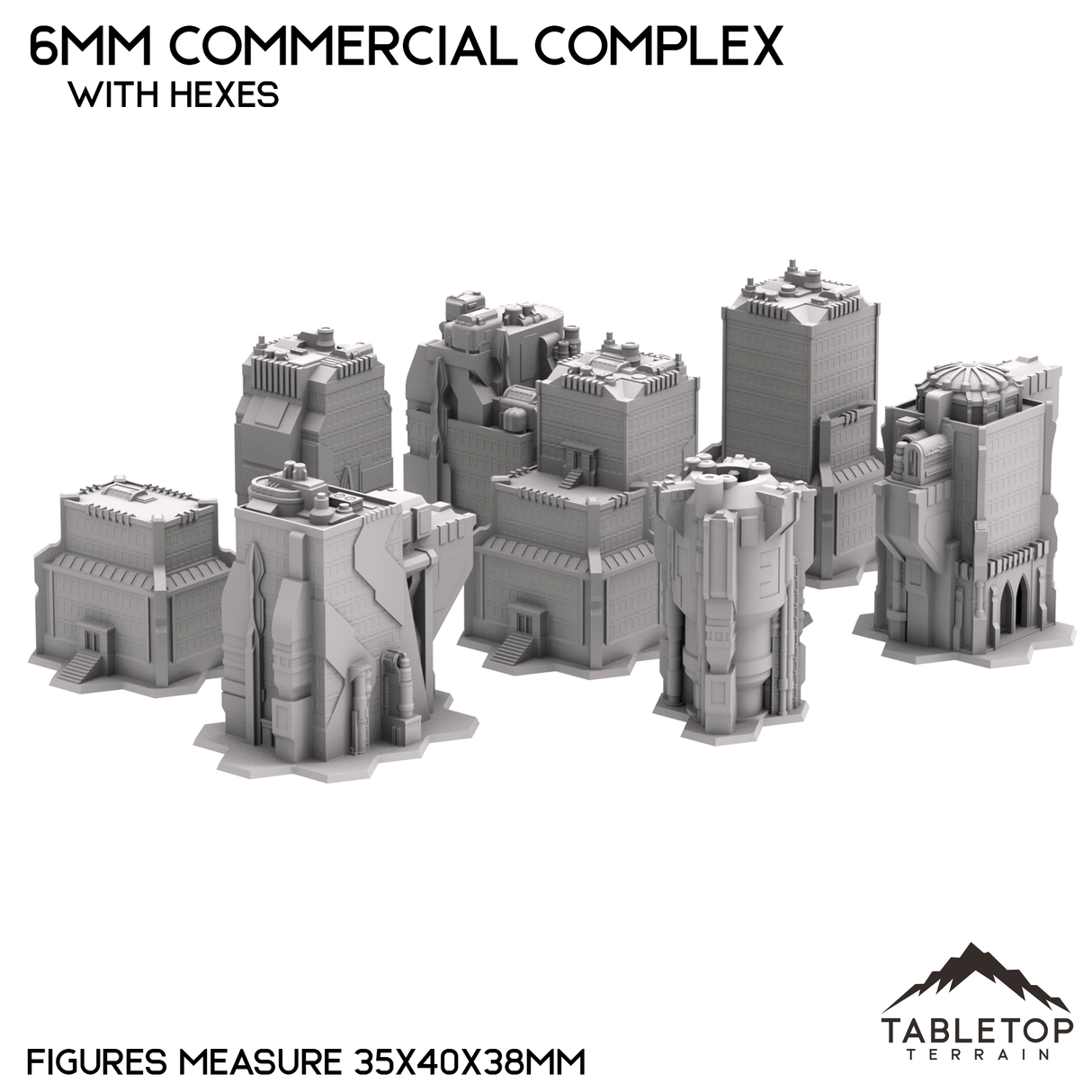 6mm Sci-Fi Commercial Complex Bundle 1