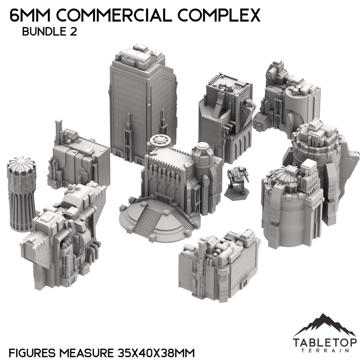6mm Sci-Fi Commercial Complex Bundle 2
