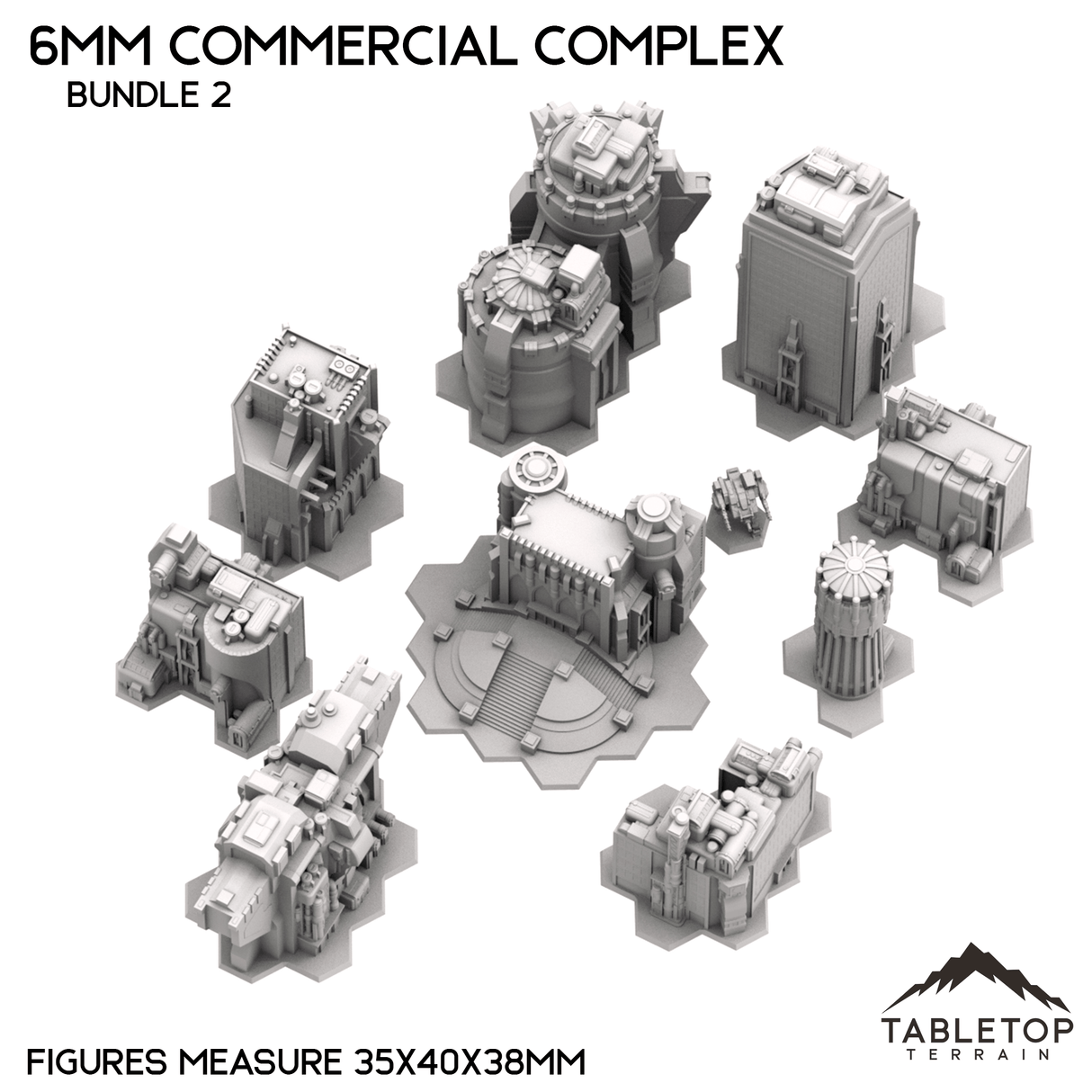 6mm Sci-Fi Commercial Complex Bundle 2