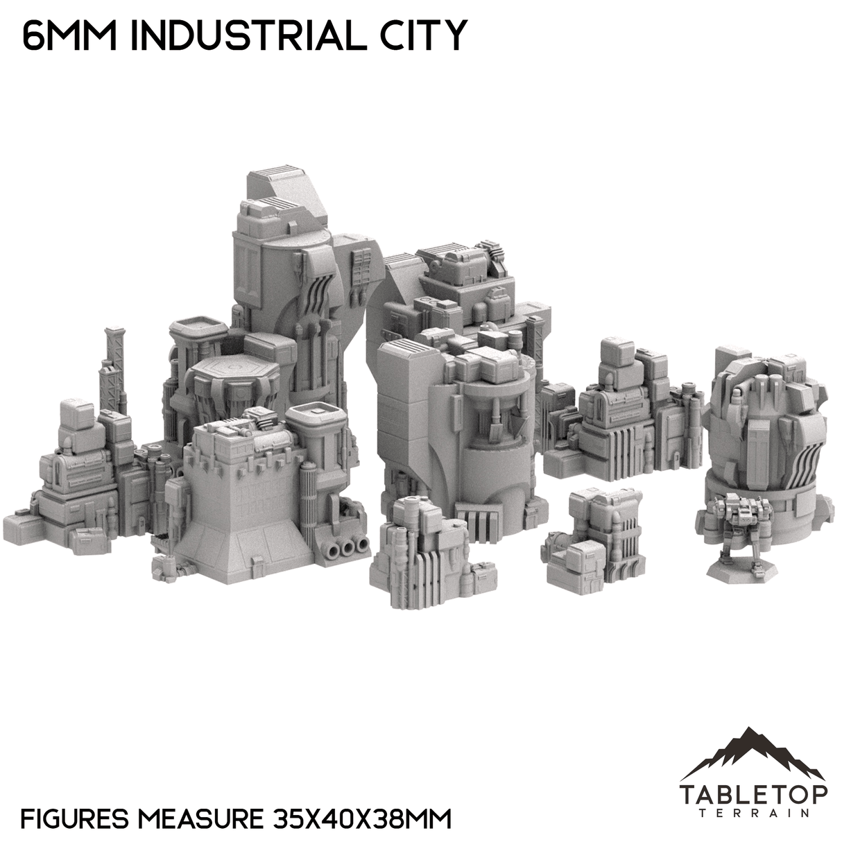 6mm Sci-Fi Industrial City Bundle 1