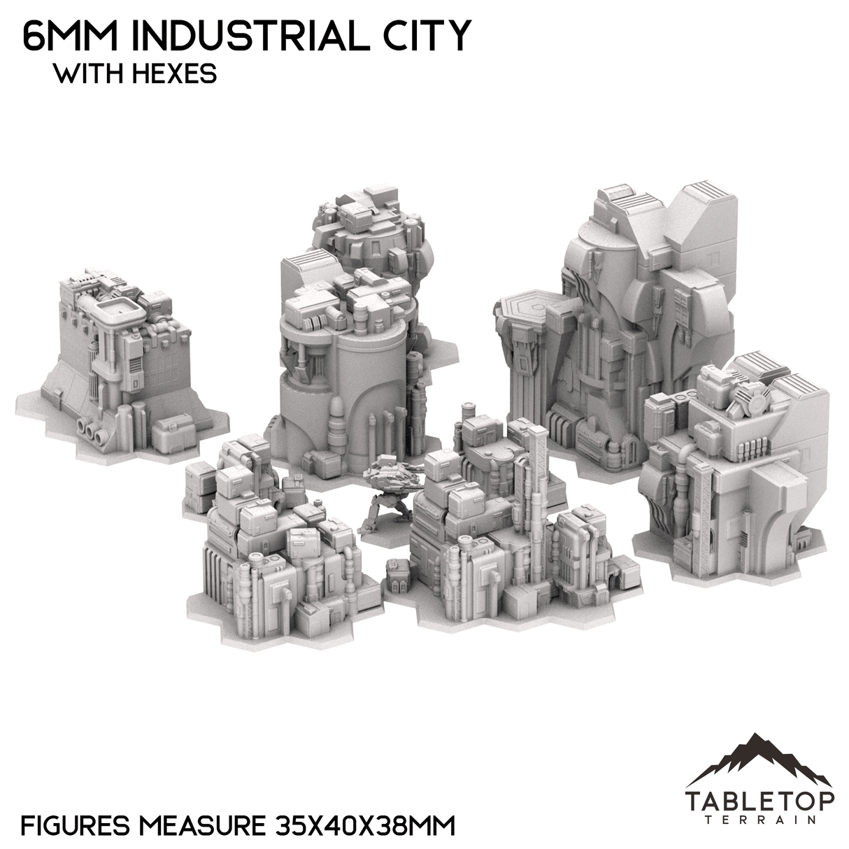 6mm Sci-Fi Industrial City Bundle 1