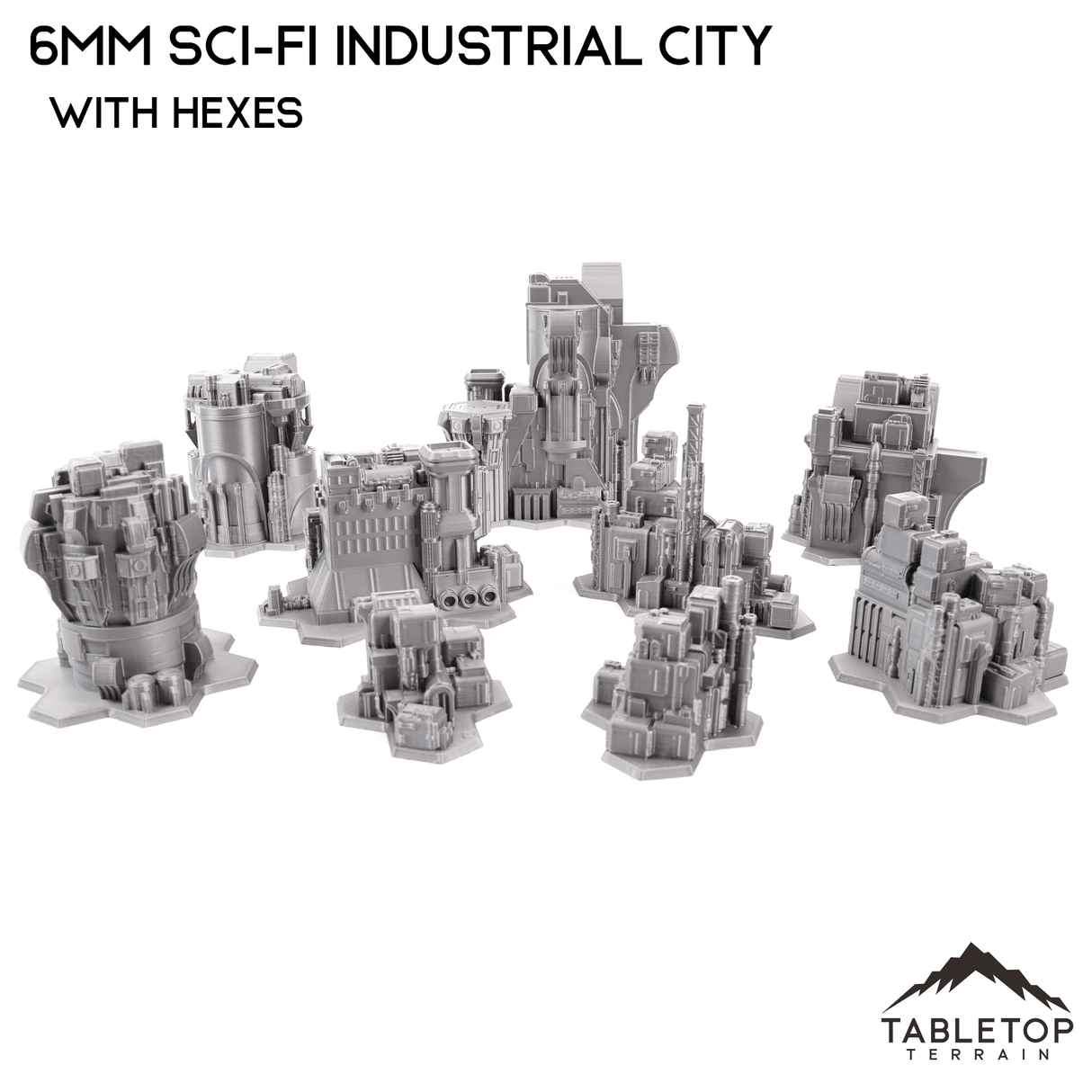 6mm Sci-Fi Industrial City Bundle 1