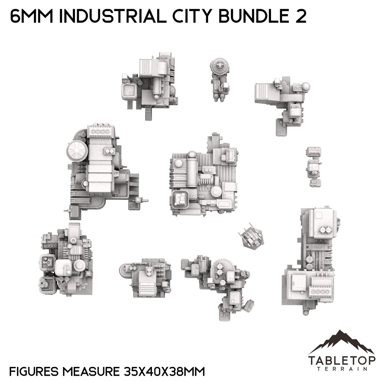 6mm Sci-Fi Industrial City Bundle 2