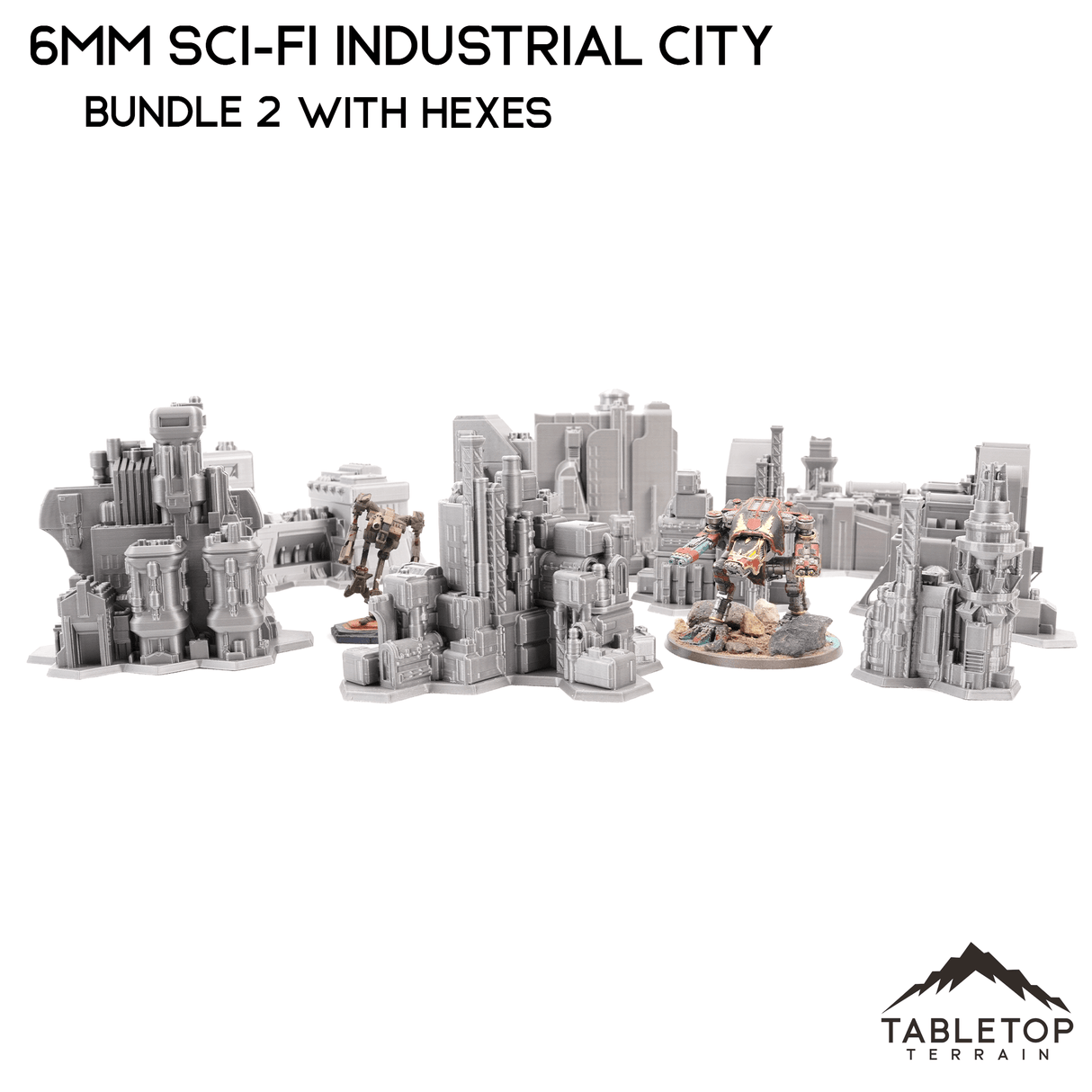 6mm Sci-Fi Industrial City Bundle 2