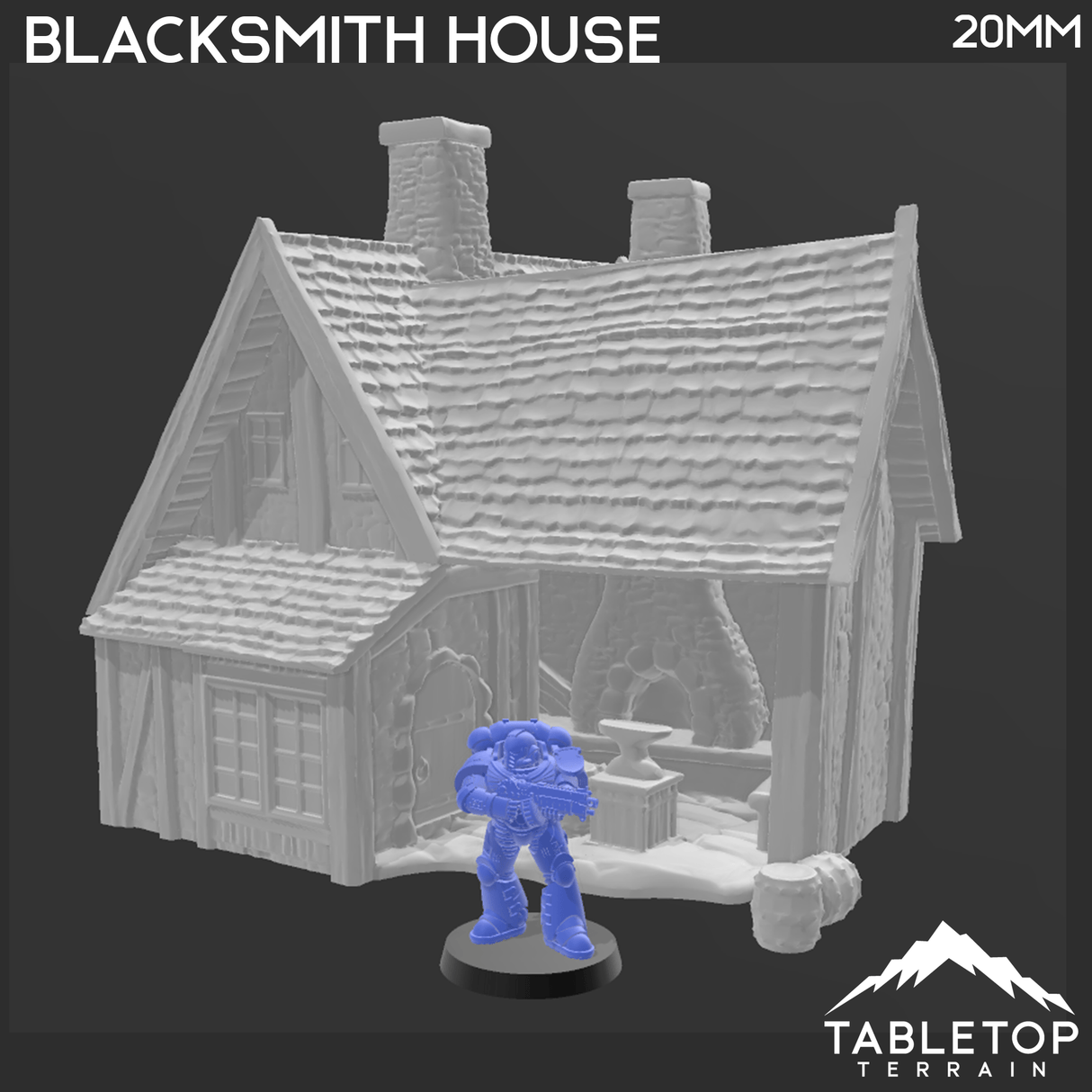 Blacksmith House - Town of Grexdale - Fantasy Building