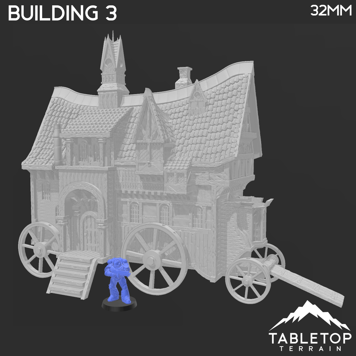 Building 3 - City of Spiritdale - Fantasy Building