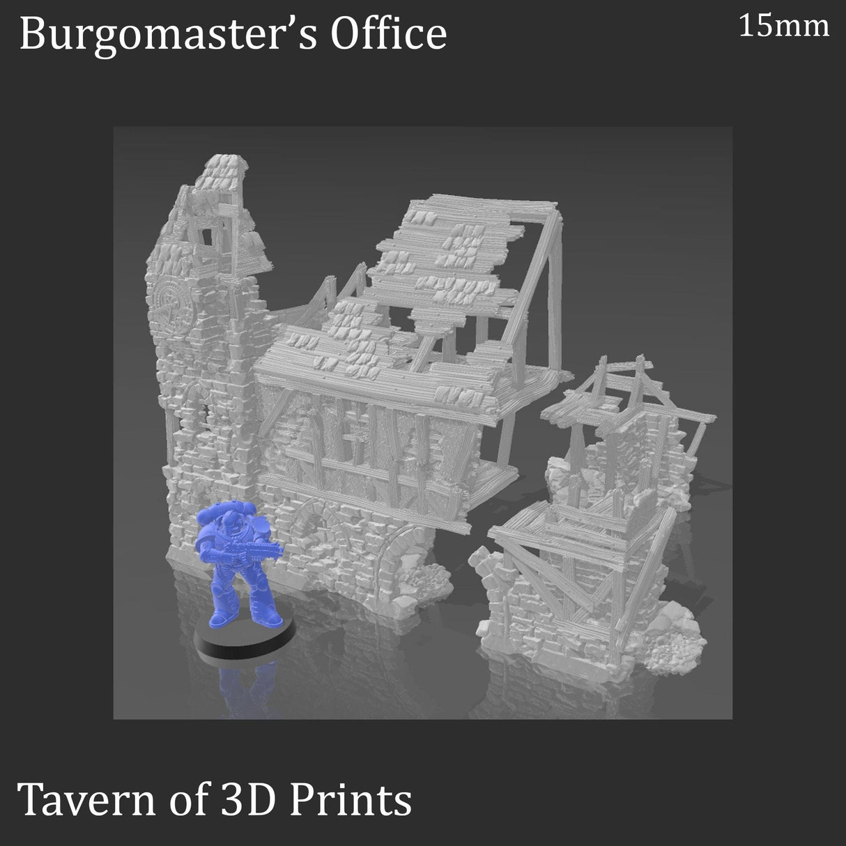 Burgomaster's Office - Ruined Fantasy Building