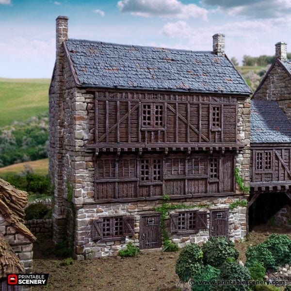 Cobblestone Way - Country & King - Fantasy Historical Building