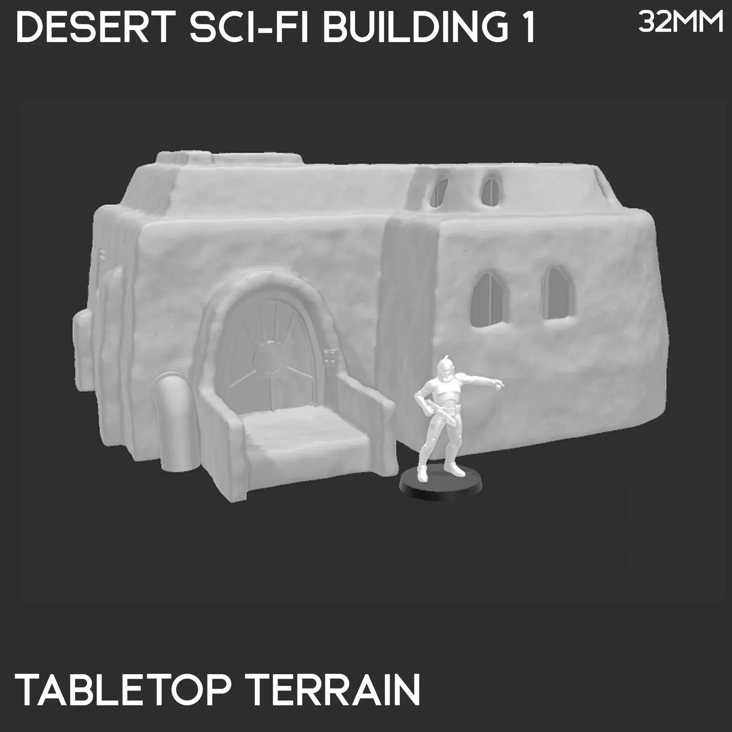 Desert Sci-Fi Building 1
