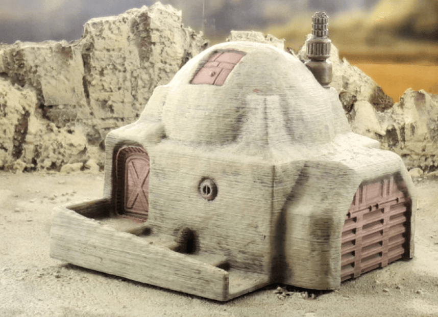 Desert Sci-Fi Building 2 - Star Wars Legion Building