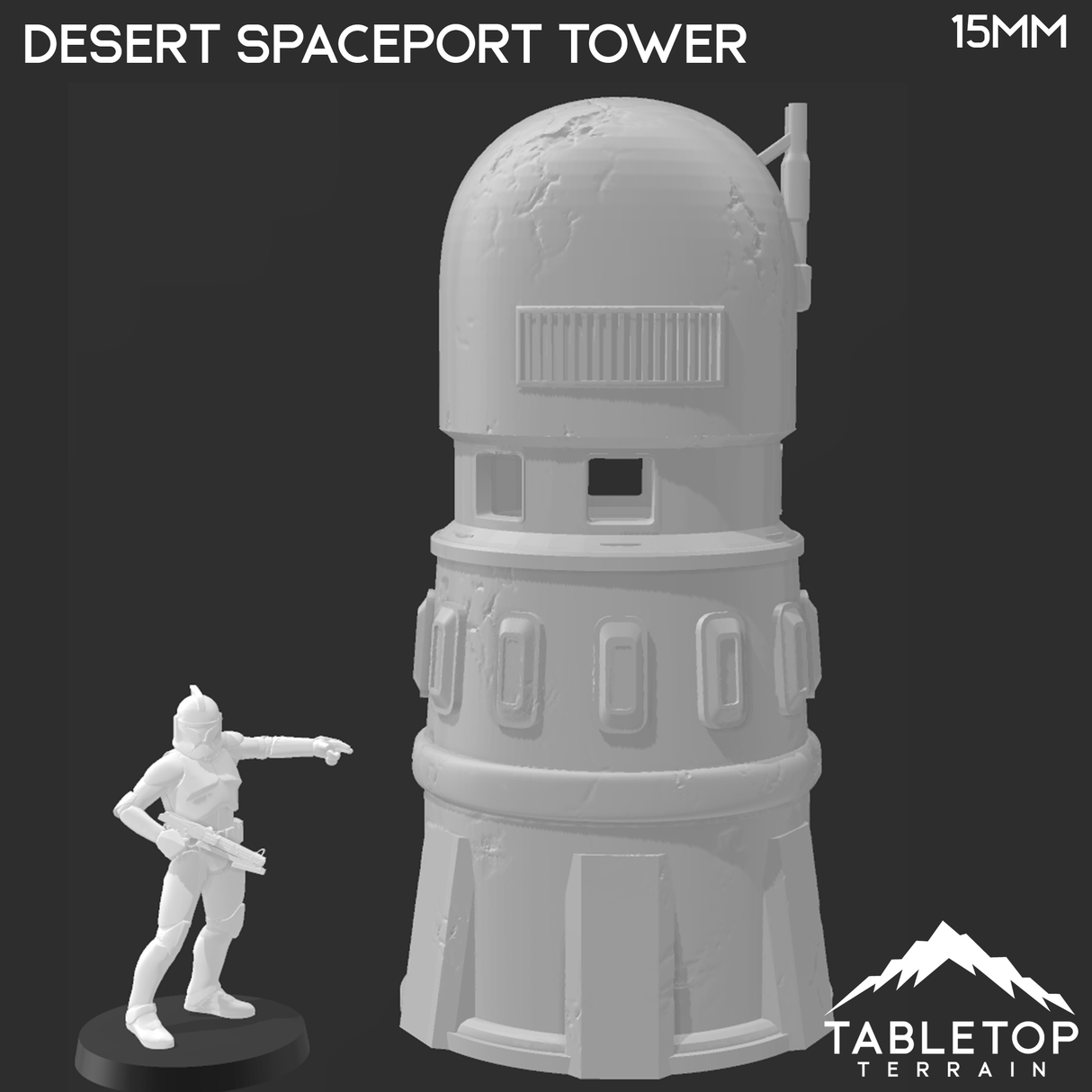 Desert Spaceport Tower - Star Wars Legion Tower