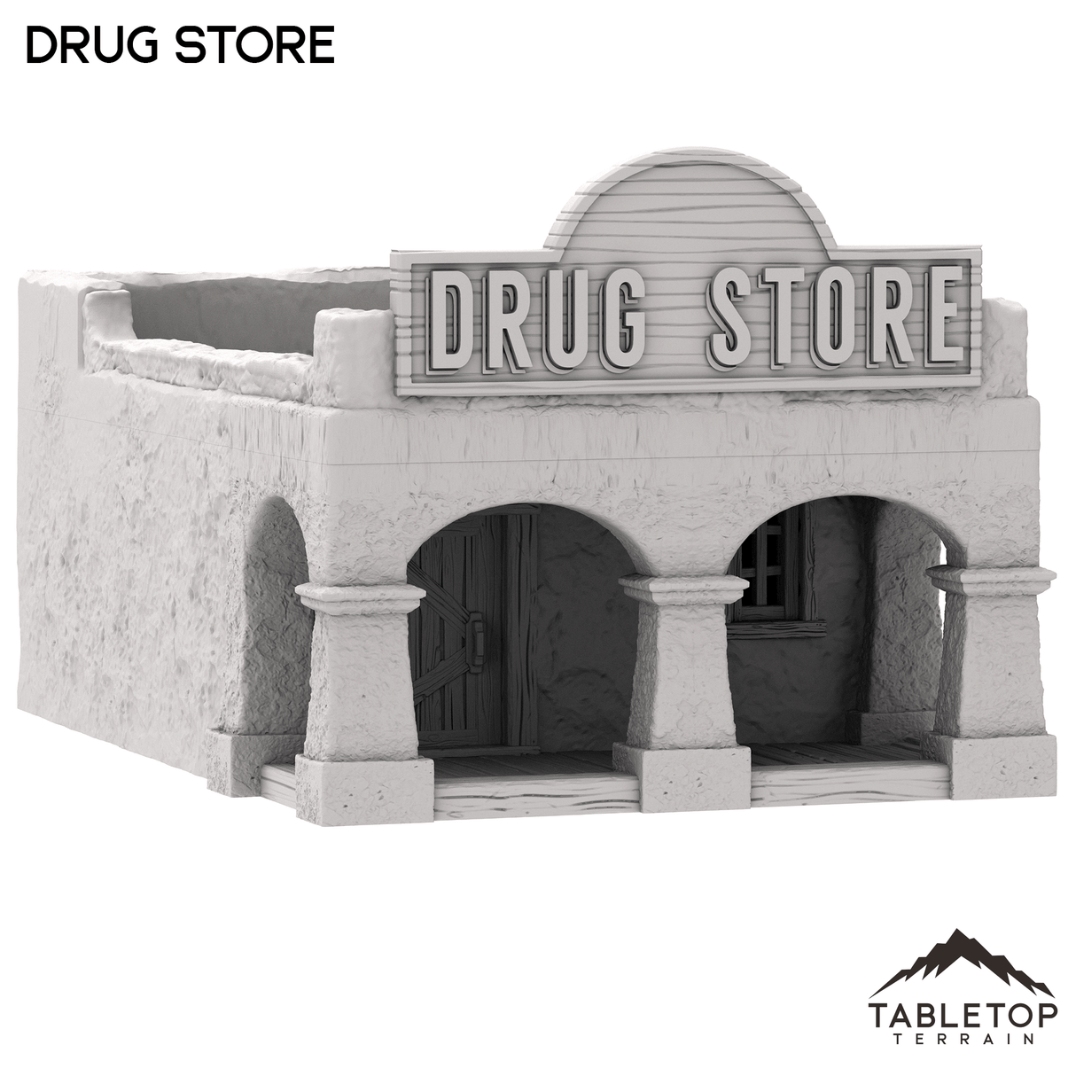 Spanish Drug Store - Old Wild Western Rush