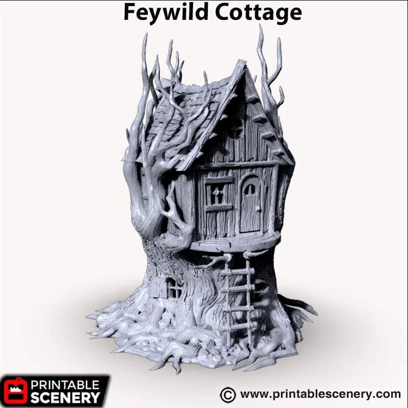 Feywild Cottage - Ruined Fantasy Building