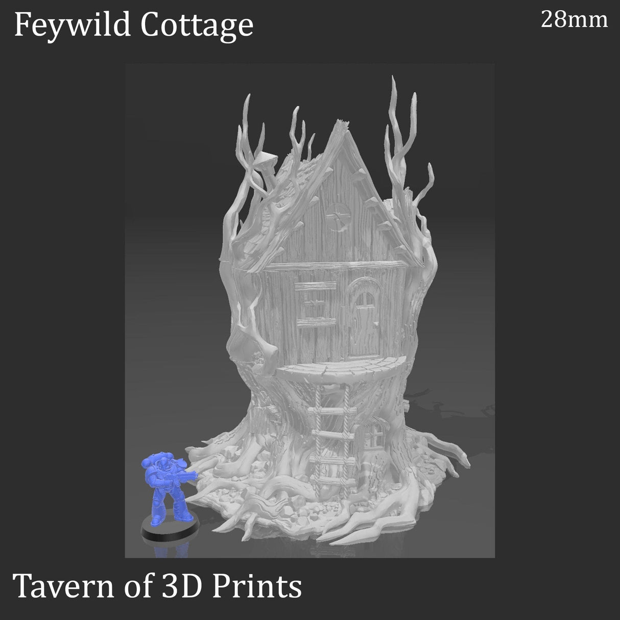 Feywild Cottage - Ruined Fantasy Building