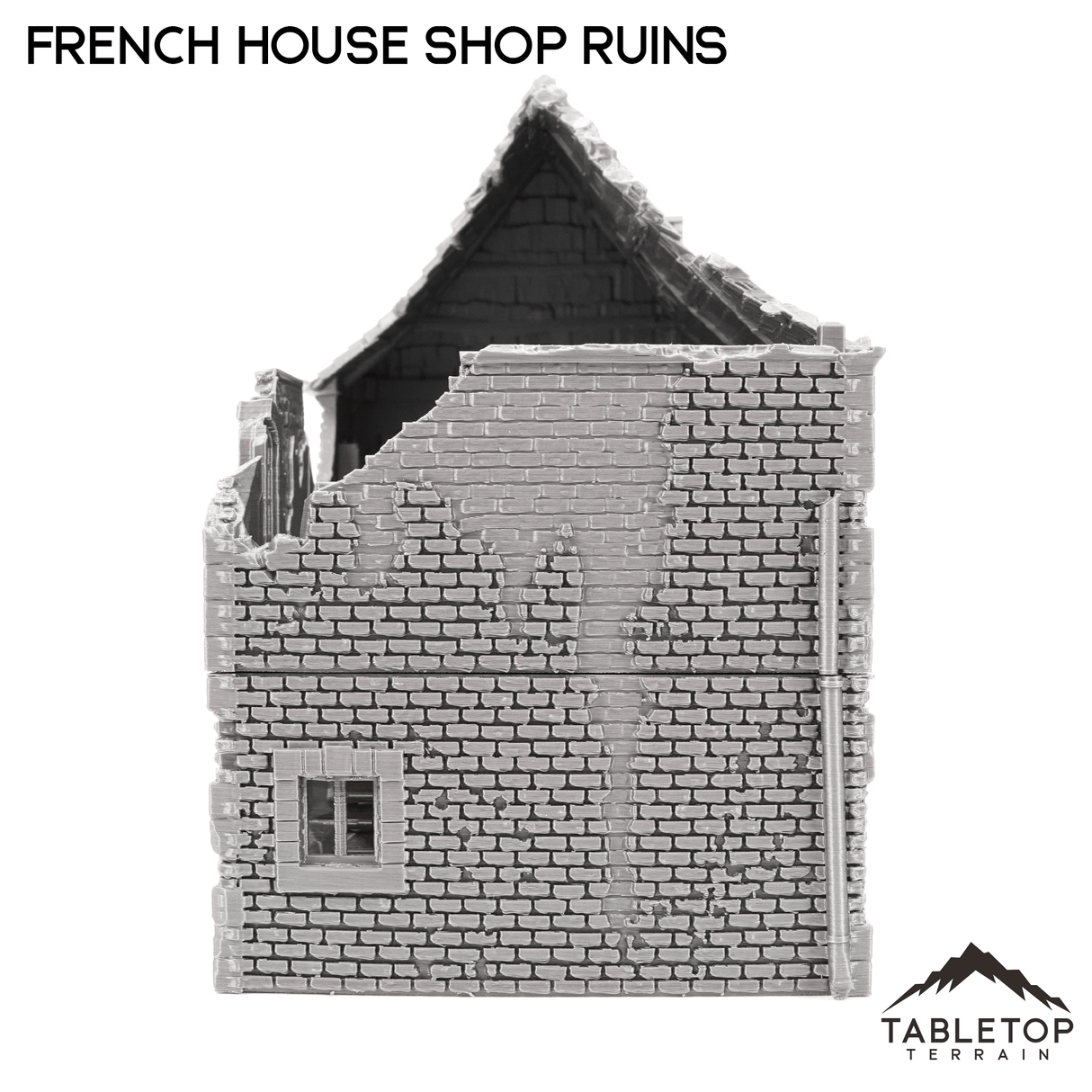 French House Shop Ruins - WWII Building