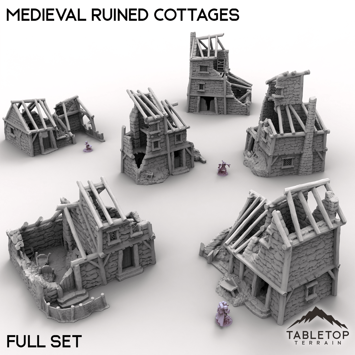Medieval Ruined Cottages