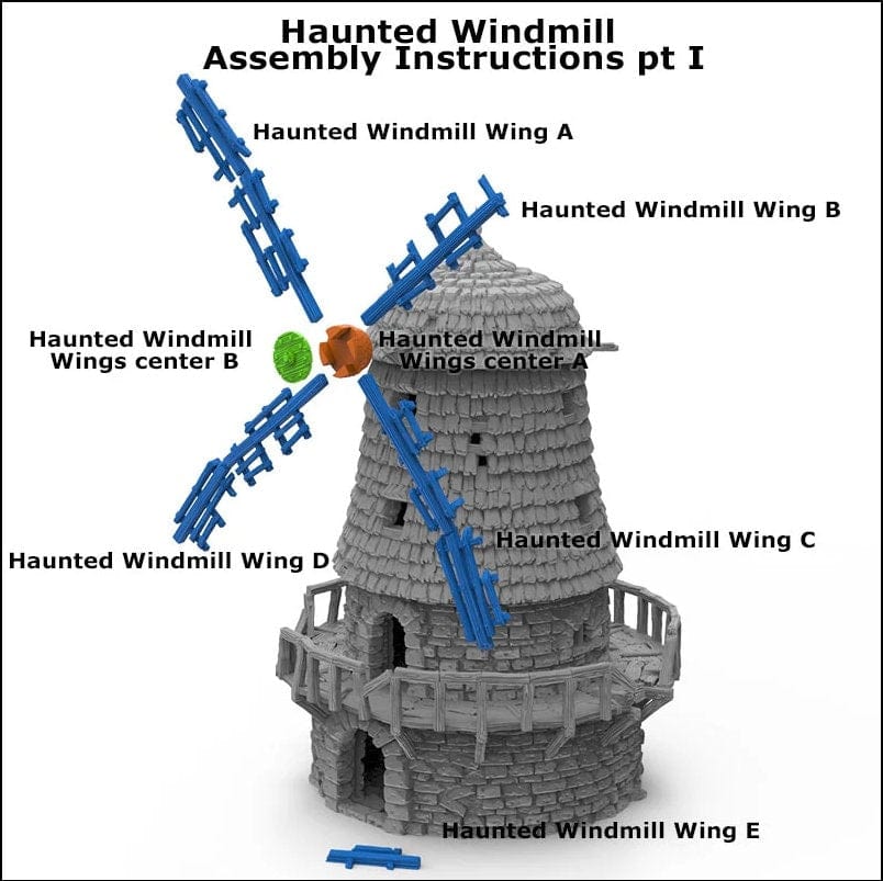 Haunted Windmill - Fantasy Building