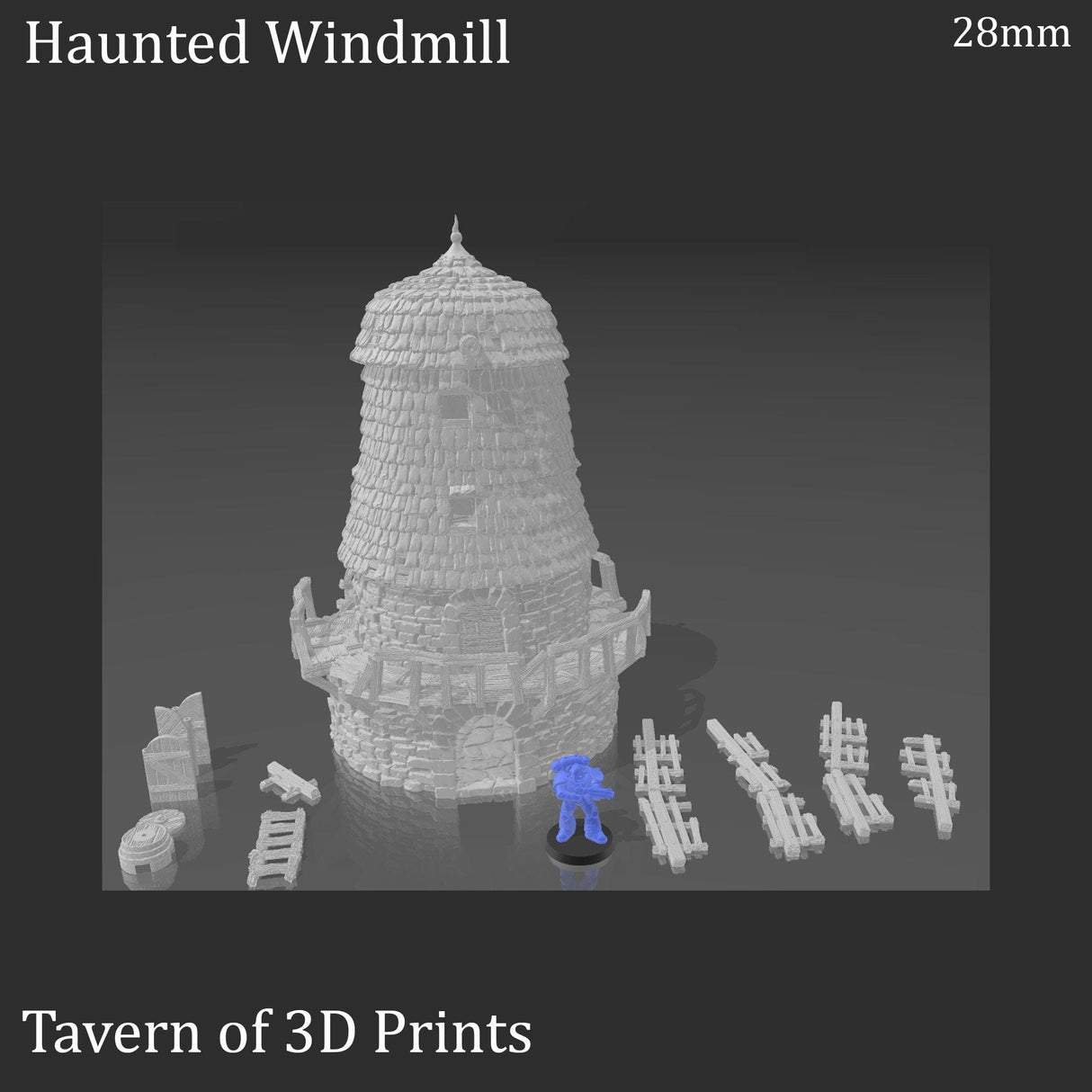 Haunted Windmill - Fantasy Building