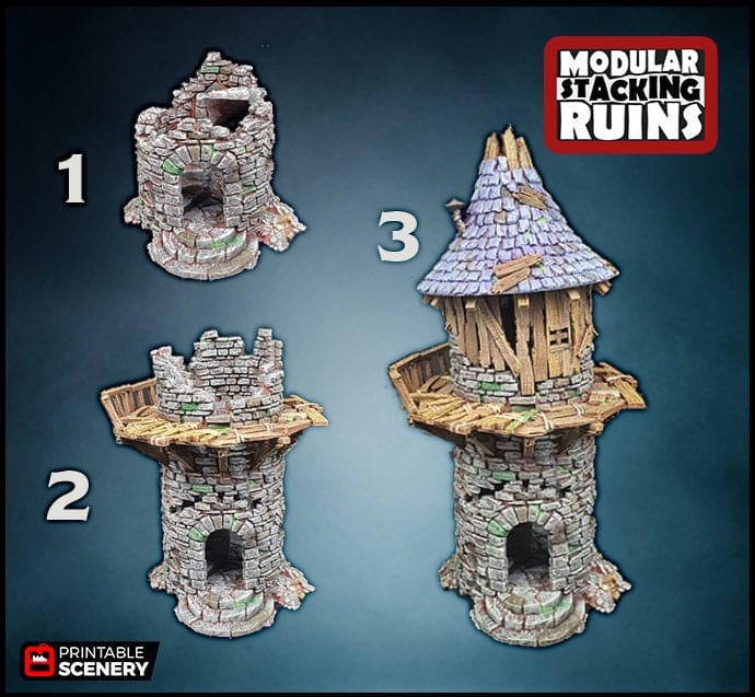 Hermit Tower - Fantasy Building